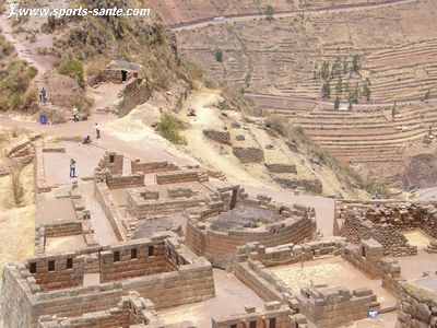 photo du temple du soleil à Pisac
