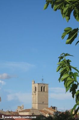 Montblanc village du XII ème siècle près de Pézenas (Hérault) Région Languedoc Roussillon.