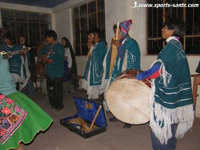 Photo de musiciens des Andes