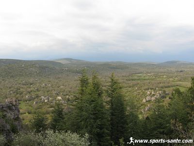 Vue panoramique sur le Causse du Larzac