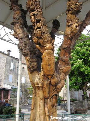 Le Caylar dans les Hauts Cantons de l'Hérault région Languedoc Roussillon