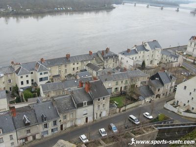 Photo des toits de Saumur au pied du Château