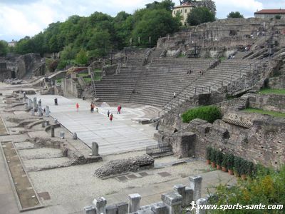 Photo del'amphithéâtre gallo-romain de Lyon