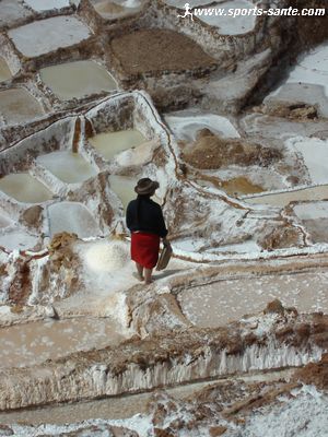 Photo d'indienne travaillant dans les salines