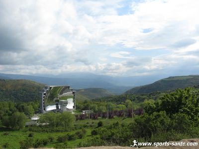 Energies renouvelables : Four Solaire d'Odeillo-Font-Romeu-Via, Cerdagne, Pyrénées-Orientales (Languedoc-Roussillon)