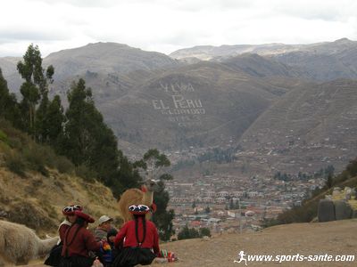 Photo de bergères indiennes à Cuzco