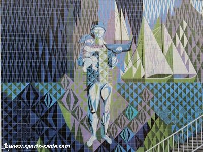 Azulejos portugais du nouveau port de Lisbonne
