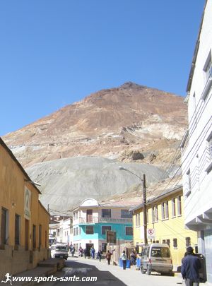 Photo de la rue de la Mine à Potosi