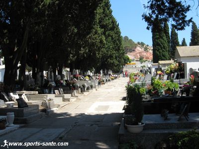 Le cimetière du Py ou cimetière dit "des pauvres" à Sète dans l'Hérault.