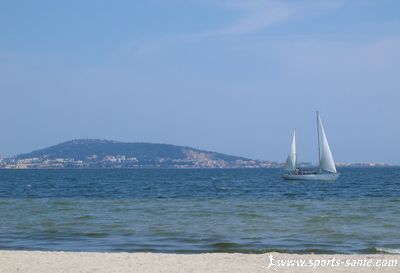 Sète port maritime sur la Méditerranée dans l'Hérault Languedoc Roussillon