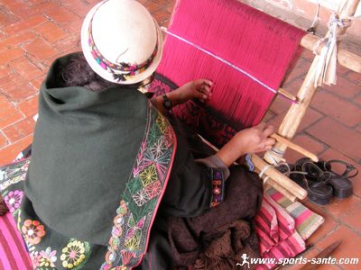 Photo du tissage à Sucre