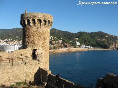 Photo du château au cap de Tossa de mar
