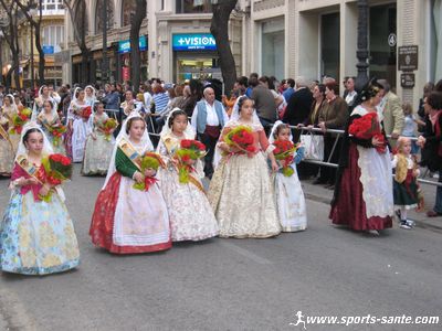 La fête moderne des « Fallas » de Valence en Espagne  au XXIème siècle