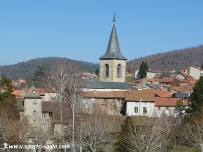 Photo de la tour d'Ally ou chapelle St André à Aumont-Aubrac