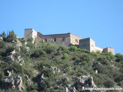 Vue du Fort Libéria qui surplombe Villefranche.
