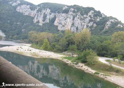 vue de la rivière Ardèche