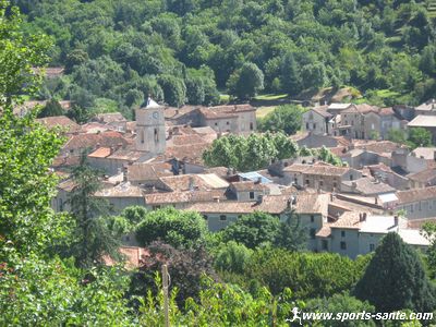 Aulas, village cévenol département du Gard, Région Languedoc-Roussillon