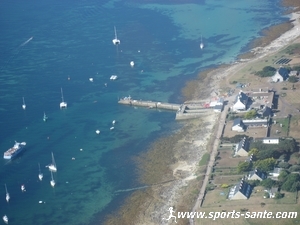 Restaurant sur l'ile st nicolas aux Glénan
