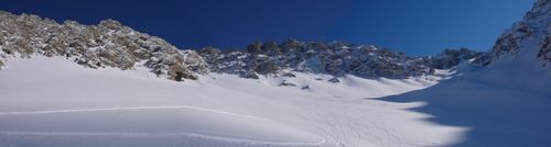 Paysage à la dépose de l'hélicoptère