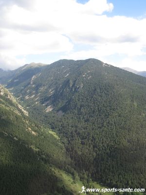 Photo aérienne de la Vallée d'Eyne