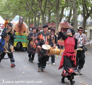 La fête du vin nouveau à Béziers Hérault Languedoc Roussillon