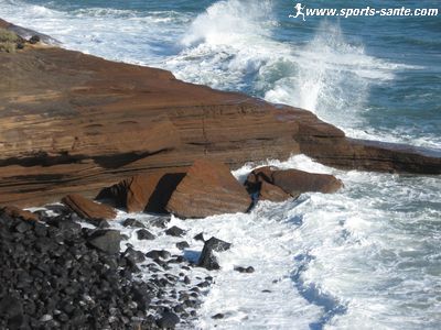 Photo de la table volcanique au Cap d'Agde