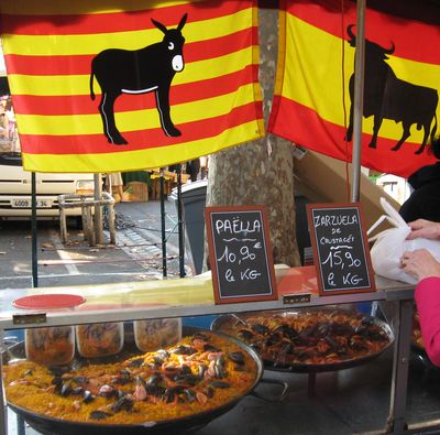 Photo de paella et zarzuela