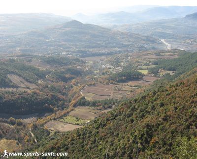 Photo panoramique de la vallée de Soubès