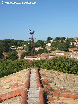 Photo de Tourbes depuis le toit de l'église