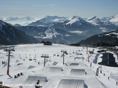 Photo du snowpark d'Avoriaz