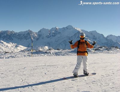 Photo du Mont Blanc depuis Flaine