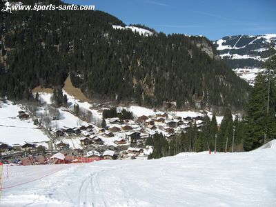 Photo du parking de Linga à Châtel