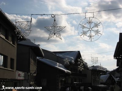 Photo d'illuminations aux Gets