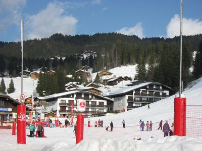 Photos des pistes au cœur des Gets