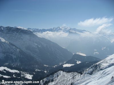 Photo du Mont Blanc depuis Morzine