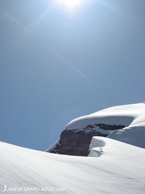 Belle photo de neige