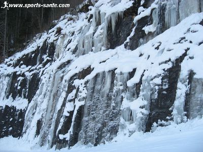 Image de cascade de glace