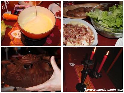 Photo de repas en yourte