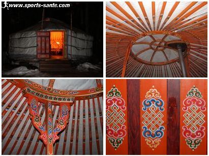 Photo de yourte mongole
