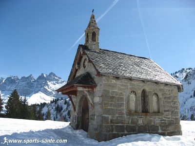 Photo de chapelle suisse aux Crosets