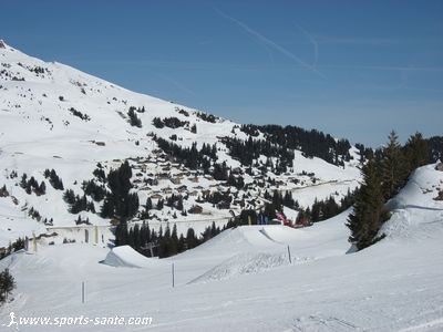 Photo du snowpark des Crosets en Suisse