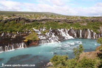 Photo de cascades en Islande
