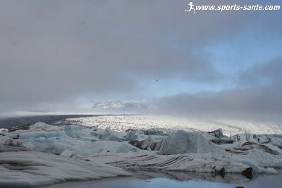 Image du glacier en Islande