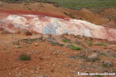 Photo de boue magmatique sulfureuse Islande