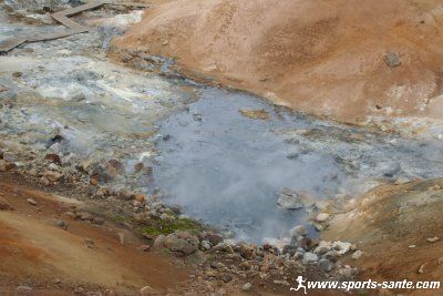 Photo de magma en Islande