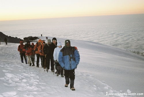 Arrivée vers Uhuru Peak