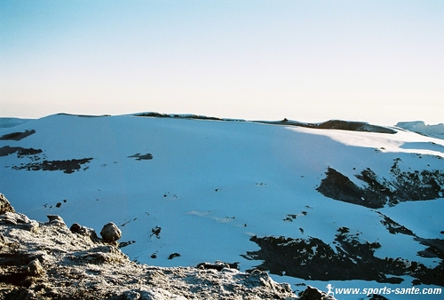 Uhuru peak en haut du Kilimandjaro