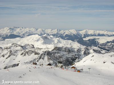 Panorama depuis le glacier de la chiaupe