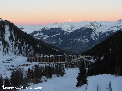 Le hameau de Plagne Bellecôte