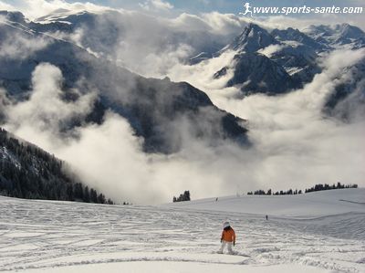 Photo piste des Borseliers La Plagne